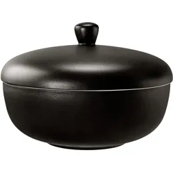 Seltmann Deckel zur Schüssel 28 cm Liberty Velvet Black, Schüssel + Schale, Schwarz