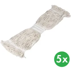 Bodenwischer mit Fransen, 40 x 14 cm (5 Stk.)