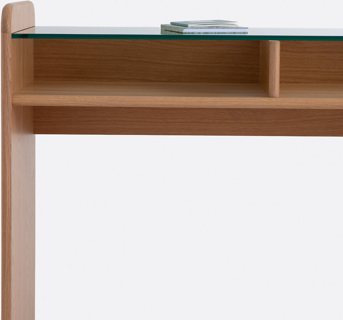 LA REDOUTE INTERIEURS Bureau plateau verre trempé, Ericson