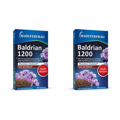 Klosterfrau Baldrian 1200 Tabletten 2x 2x30 St