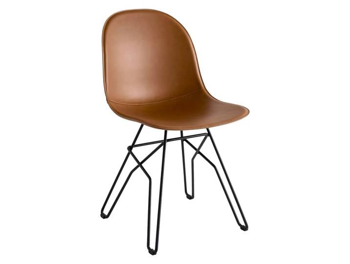 Connubia Stuhl ACADEMY, Cognac, Leder