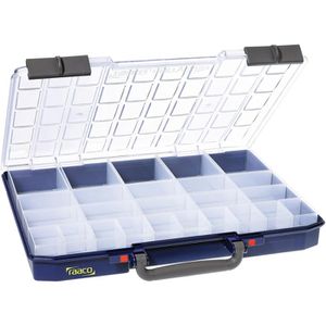 Raaco Sortimentskasten CarryLite 55 5x10-25/2, 41,3 x 5,7 x 33cm, Kunststoff, mit 25 Fächern