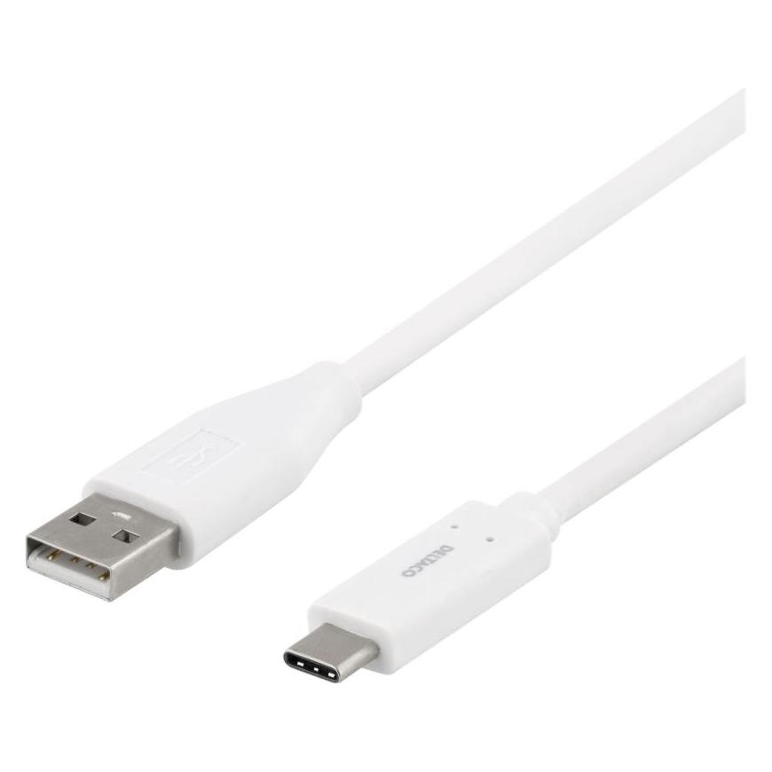 Deltaco USB A - USB C (2 m, USB 2.0) (USBC-1011M)