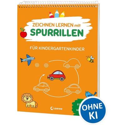 Zeichnen lernen mit Spurrillen - Für Kindergartenkinder