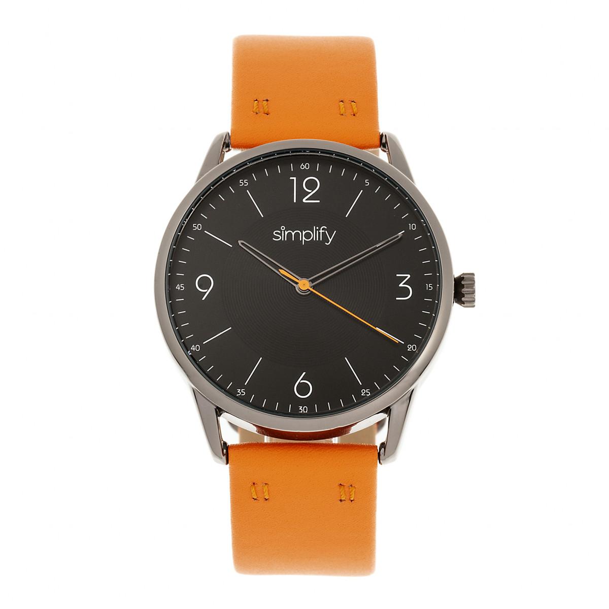 Vereinfachen Sie die 6300 Lederarmbanduhr