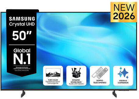 Samsung 50'' Crystal UHD U8000H 4K Vision AI Smart TV (2026)