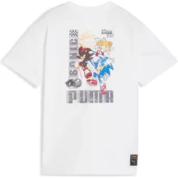 Puma, Jungen, Sportshirt, X Sonic Relaxed Graphic (140, 146, 152, 158, 164, 170, 176, 182, 188), Weiss, 170, 146, 158, 182, 140, 152, 164, 176, 188