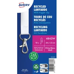 AVERY Zweckform Lanyards, weiß