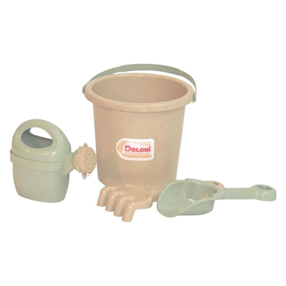 Doloni Toys Eimer, Schaufel, Rechen und Öko-Giesskanne (58214425)
