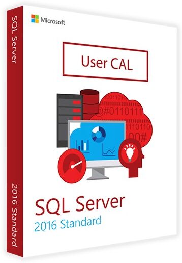 Microsoft Sql Server Standard 2016 - 10 Käyttäjän Cal