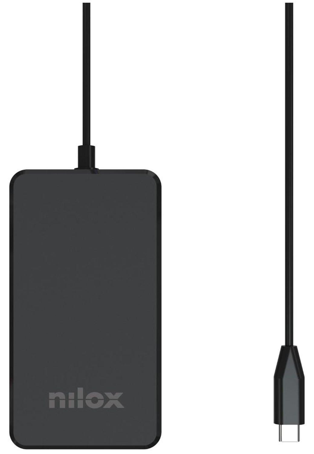Nilox 65W GaN USB-C oplader voor laptops - universeel en compact ontwerp