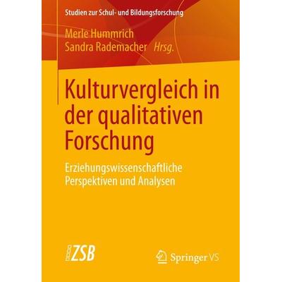 Kulturvergleich in der qualitativen Forschung, Taschenbuch von , Springer Fachmedien Wiesbaden GmbH, 978-3-531-17743-4