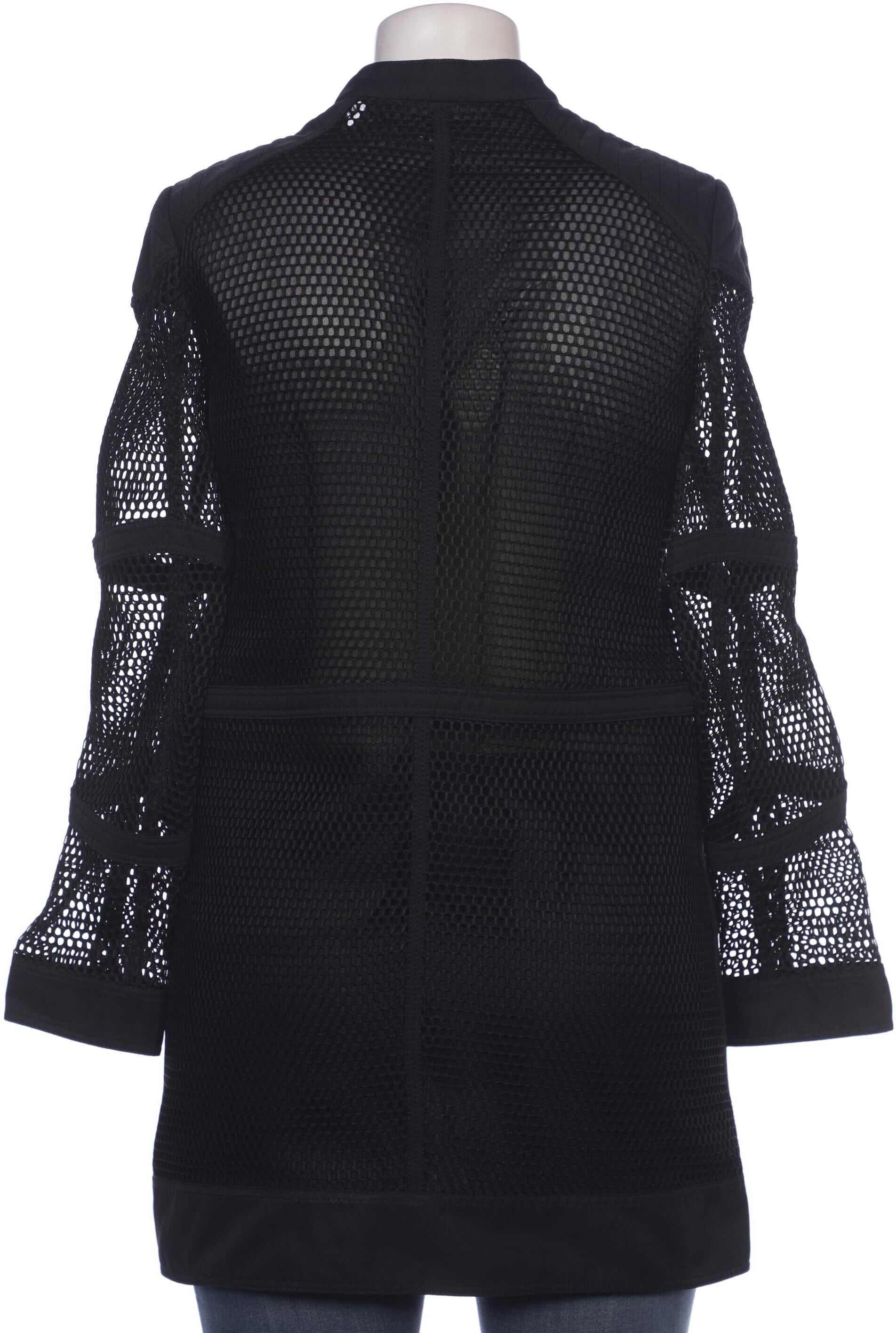 Belstaff Damen Mantel, Schwarz, Gr. EU 36 (IT 42), Baumwolle / Synthetik - Second Hand