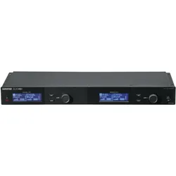 SHURE SLXD4Q+ G65 Dante - digitaler 4-Kanal Breitband Empfänger, 19" mit Dante