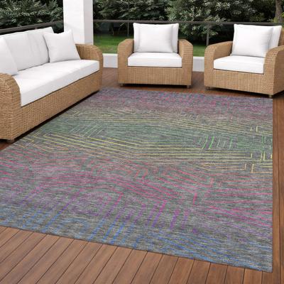 Addison Rugs Machine Washable Indoor/ Outdoor Modern Ulm Chantille Rug