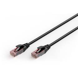 Digitus DK-1617-100-OD RJ45 Patchkabel CAT 6 10 m Schwarz 1 St.