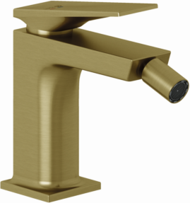 Kludi DECUS Bidetarmatur 54217N075 mit Ablaufgarnitur Brushed Gold