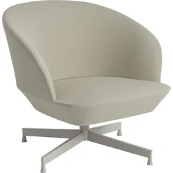 Oslo Swivel Vidar 146 Stuhl 40 cm gepolstert graue Beine