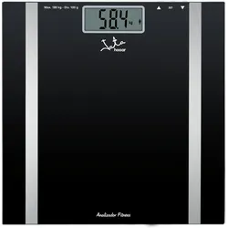 Jata, Personenwaage, Digital bathroom scales 531 Black glass (180 kg)