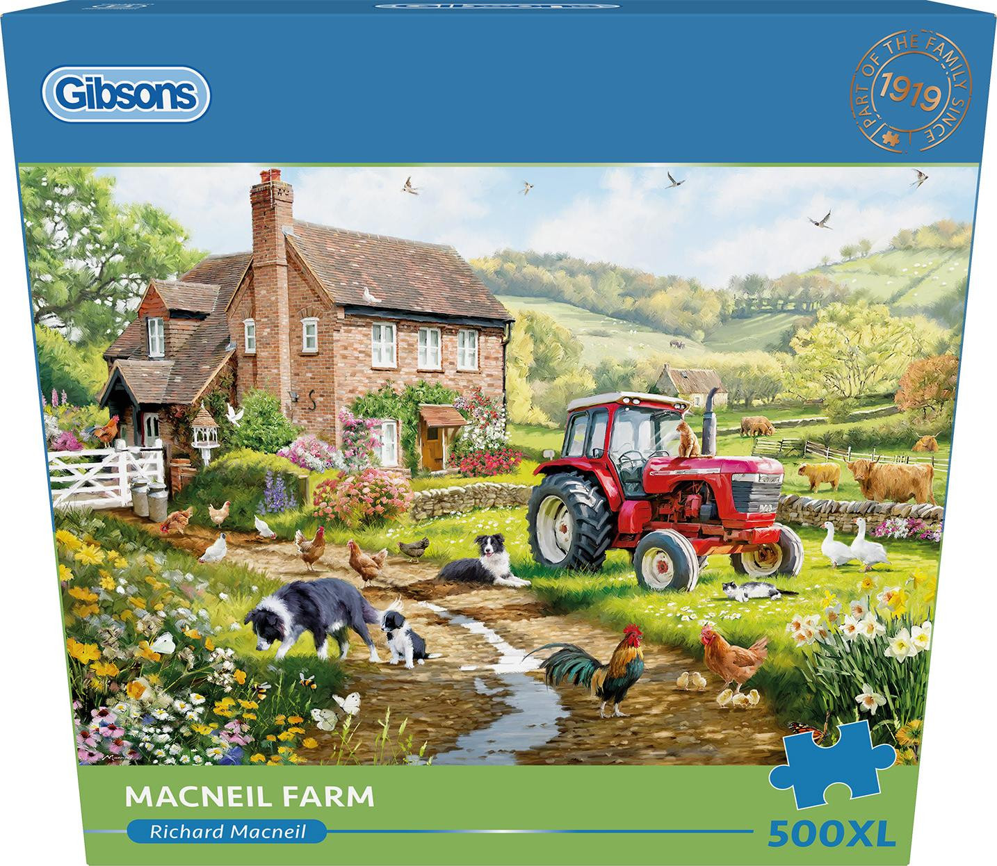Gibsons Macneil Farm Legpuzzel extra groot 500 stuks