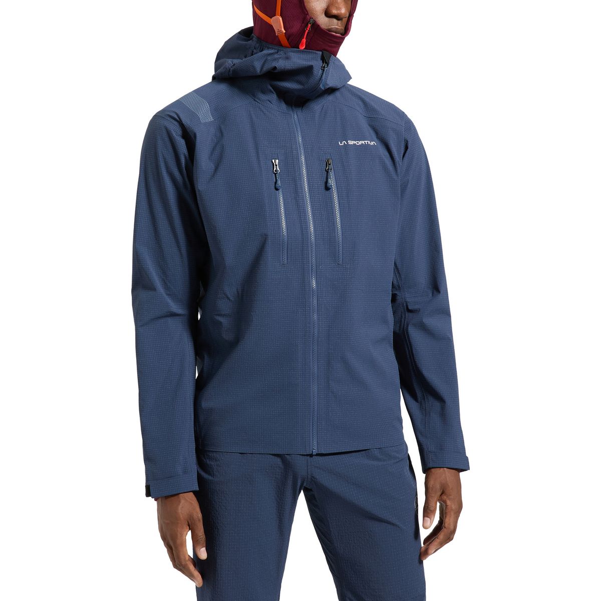 La Sportiva Helixir Shell Jacket Men night sky/chalk (B46W04) M ZAMJ081B46W04M