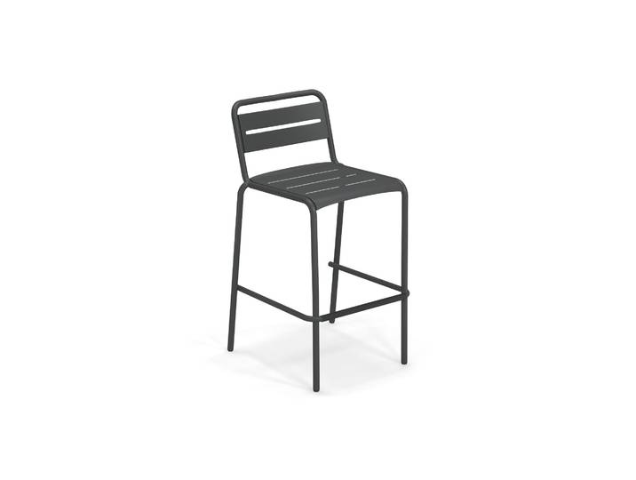 Barhocker, Aluminium, Verschiedene Farben, 105 cm hoch, Ergonomisch, Modern, Emu