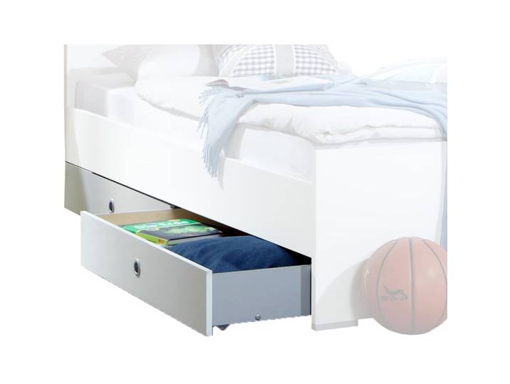 Bettschubkasten Birgit Dekor weiss Holzwerkstoff B 100 cm