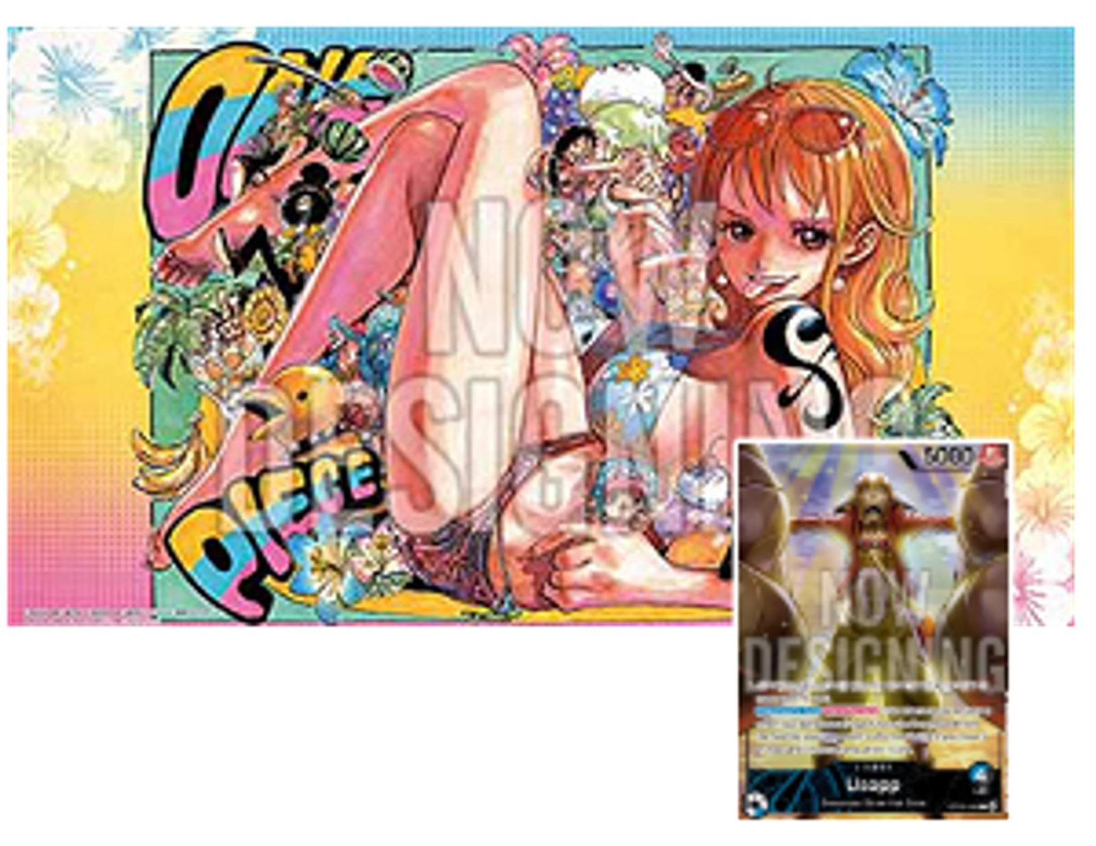 Bandai One Piece Official Limited Edition Vol.3 Nami Playmat met Usopp Leader Card