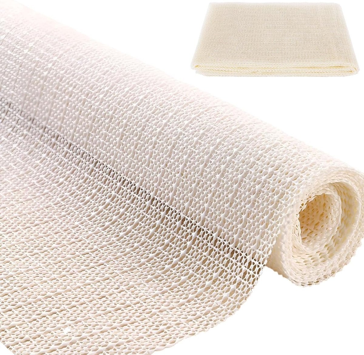 Antislipmat voor tapijt en vloerbedekking - Wit - 70 x 200 cm