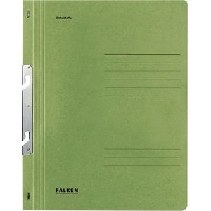 Falken 80000912 Behördenheftung Einhakhefter grün, 50 Stück