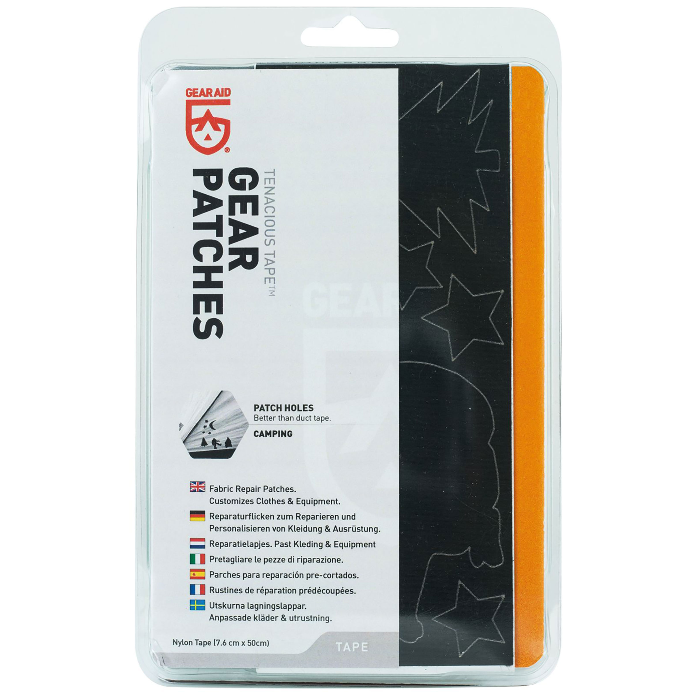 GearAid Tenacious Tape Flicken Reparatur & Ersatzteile schwarz