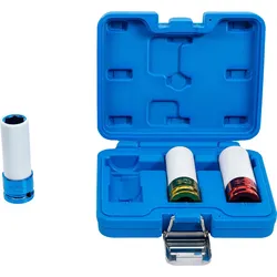 BGS Kraft-Schoneinsatz-Satz Antrieb Innenvierkant 12,5 mm (1/2") SW 17 / 19 / 21 mm 3tlg. - 7200