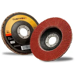 3M Cubitron II Fächerschleifscheibe 967A, 115 mm, 22,23 mm, P40+, flach