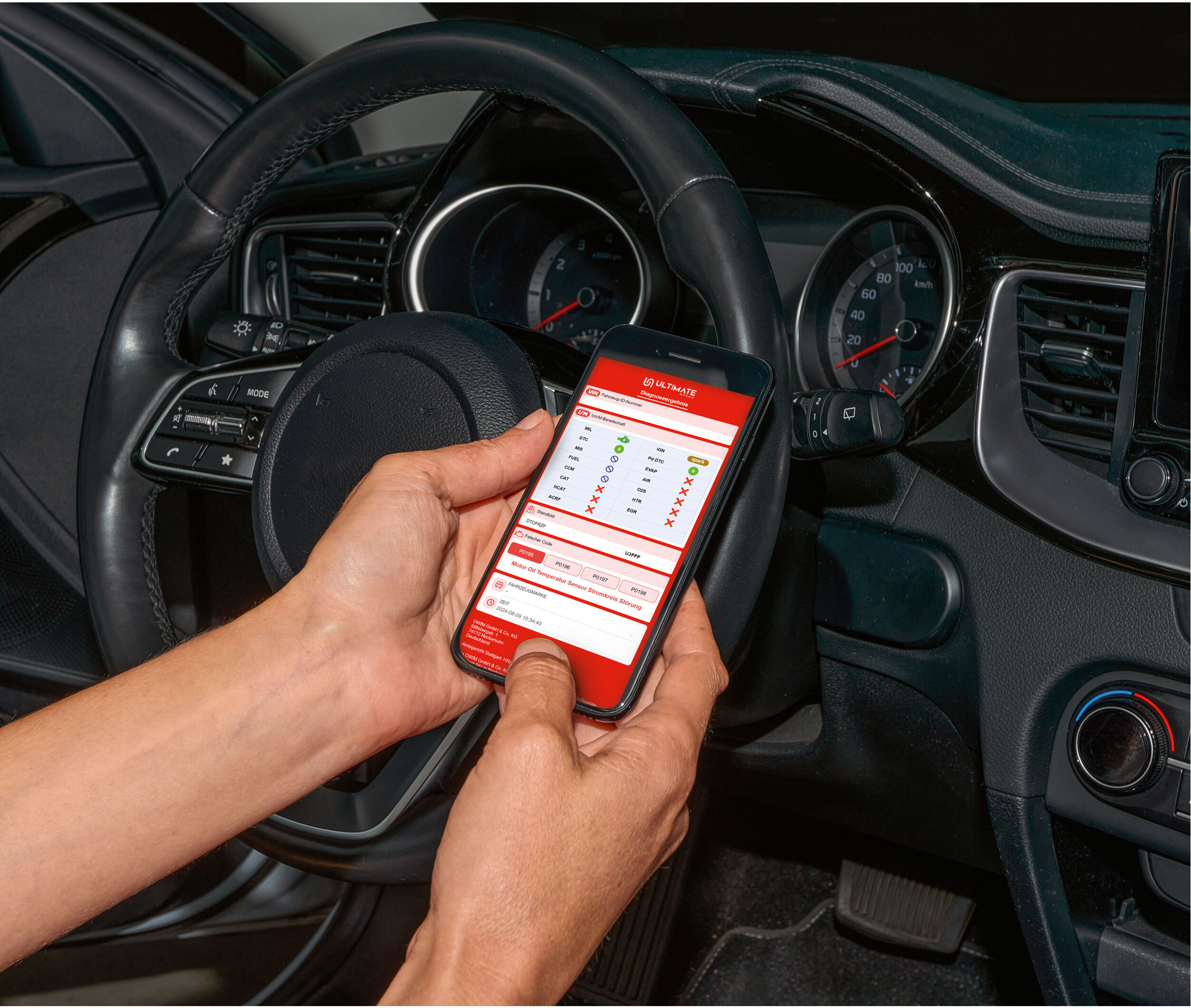 ULTIMATE SPEED® KFZ-Diagnose- und -Auslesegerät / OBDII »USOBD A1«