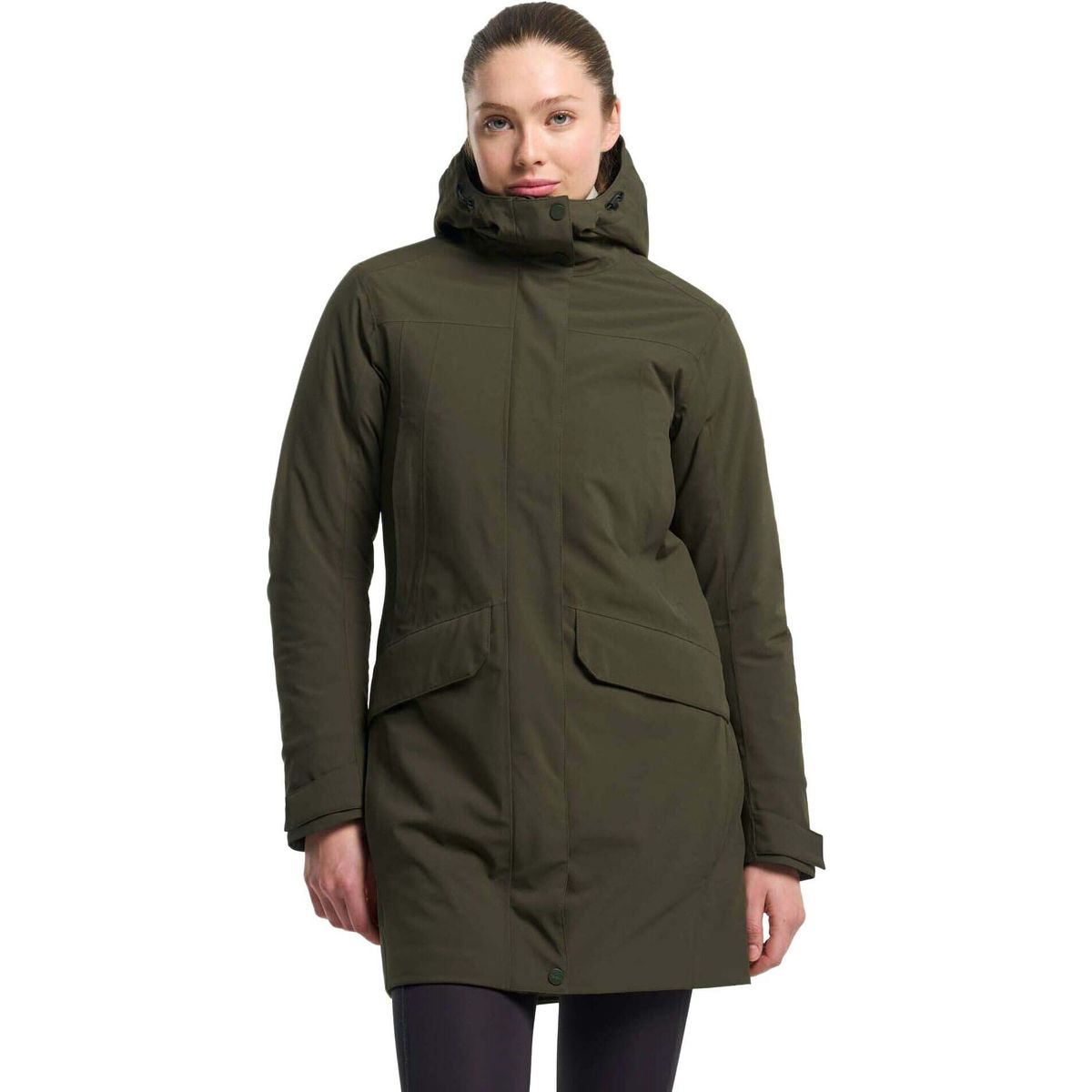 Tenson Yara Jacket Women dark olive (692) M 465018532-692-5