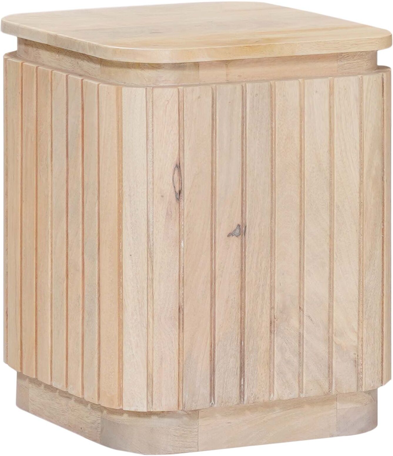 vidaXL Ensemble de Tables de Chevet Artisanales 2 pc Blanc
