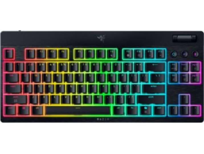 Razer - Clavier Gamer Sans Fil Blackwidow V4 Lp Tkl Hyperspeed