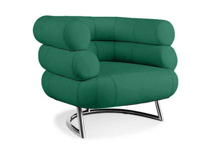 Fauteuil design - Revêtement en similicuir - Pomel Aigue-marine