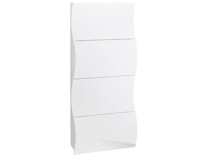 Schuhschrank HOME AFFAIRE Onda , weiss (weiß), B:71cm H:121cm T:27cm, Schränke, Schuhschrank