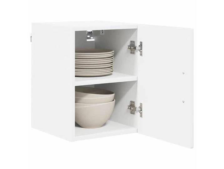 Promo 2026 Armoire de cuisine (2 pcs) Armoire/Vitrine/Placard - SOLOMON - meuble de cuisine - Fixation sur pied - Blanc brillant 30