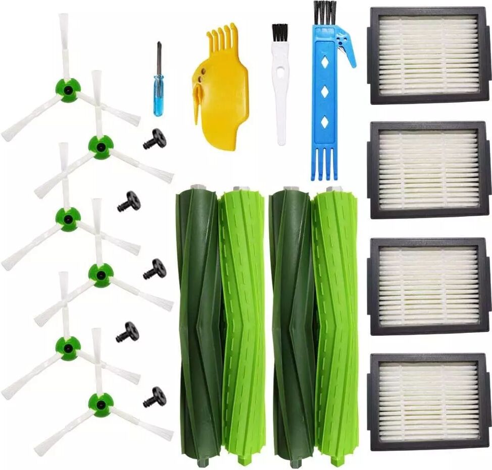 INF Ersatzteile Bürsten Filter für iRobot Roomba i7/i7 Plus/E5/E6/E7 23 Teile
