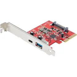 ST PEXUSB311AC3 - PCIe x4 > 1 x extern USB 3.1 Type-A, 1x Type-C