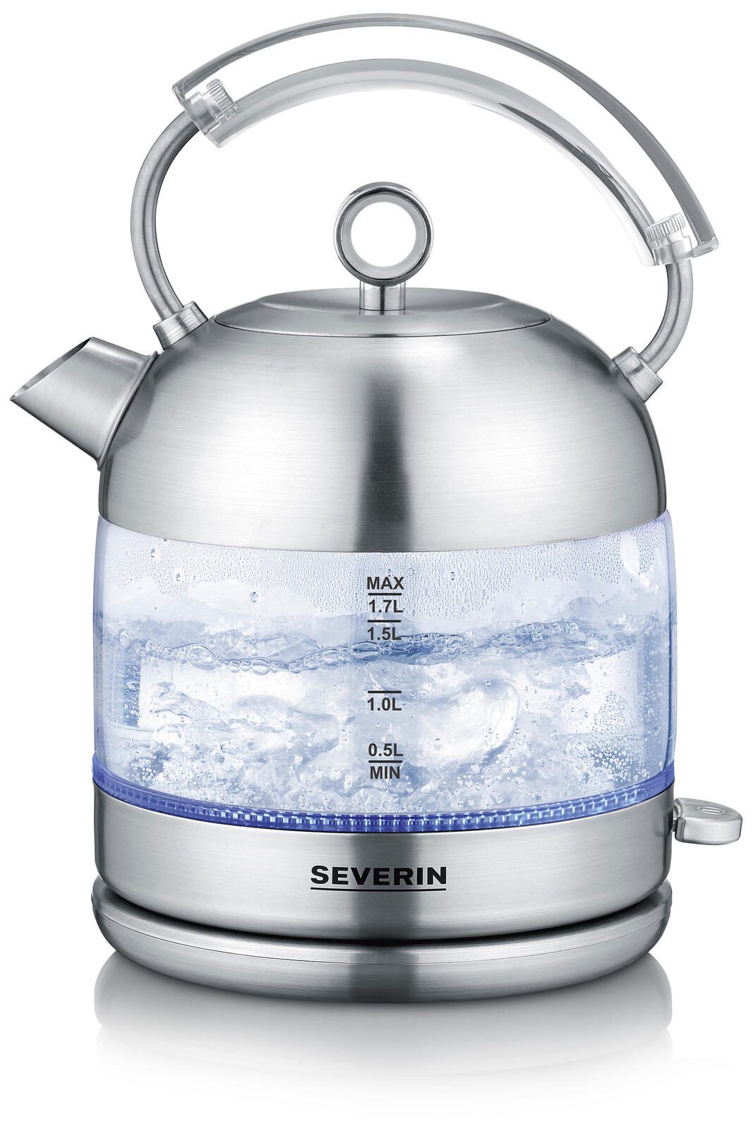 SEVERIN Wasserkocher WK 3459 Retro 1,7 l 2400 W silber