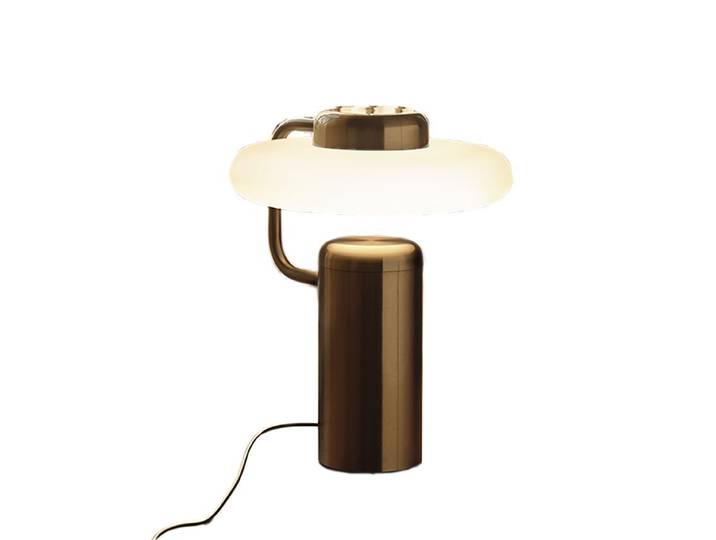 KDLN KUNDALINI lampe de table TRATTO (Laiton - verre et métal)
