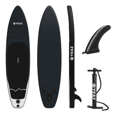 Inflatable SUP-Board YEAZ "SUP Board NALU - EXOTRACE -", schwarz, Wassersportboards
