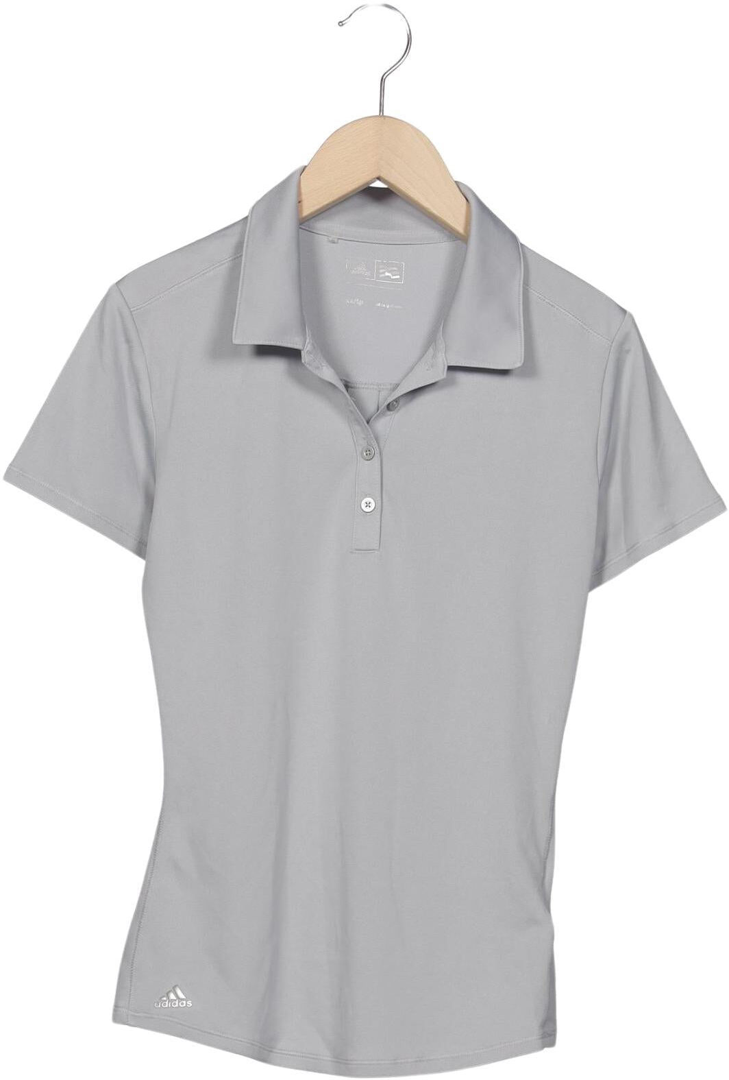 Adidas Golf Damen Poloshirt, Grau, Gr. XS, Synthetik - Second Hand