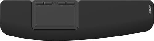 Contour Touch Ergonomic Touchpad wireles Tastatur Kabellos Schwarz 4 Tasten
