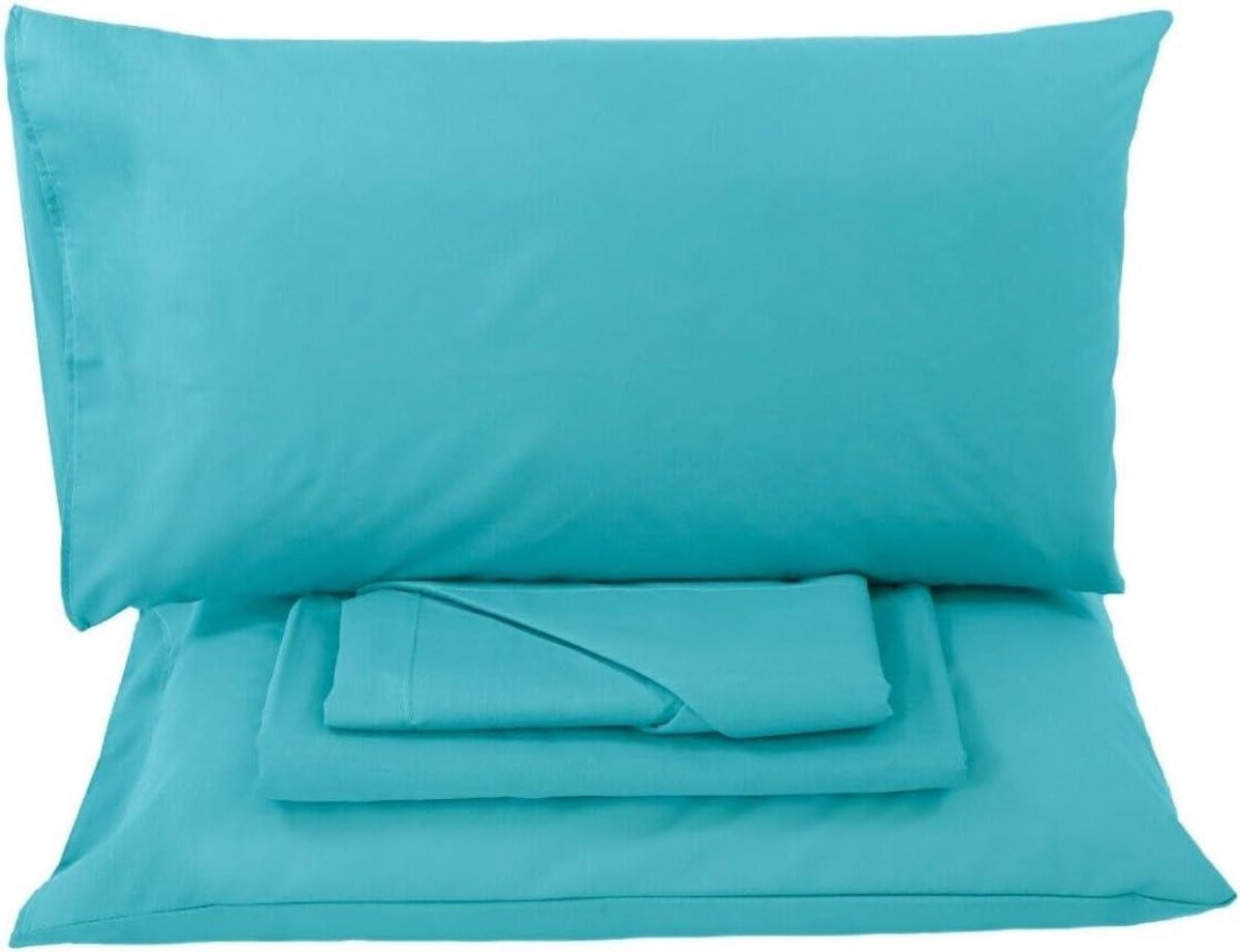 Turquoise Dekbedovertrek Set van 100% Katoen voor Volwassenen