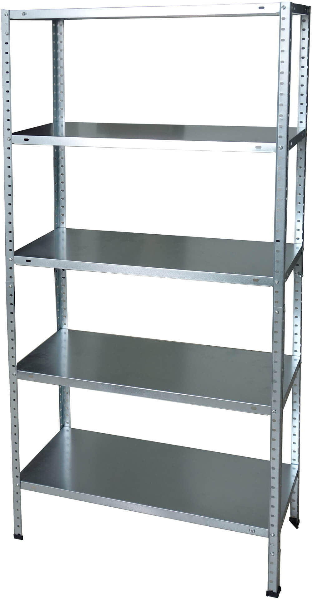fadi Scaffale 5 Ripiani in Metallo Galvanizzato Silver...
