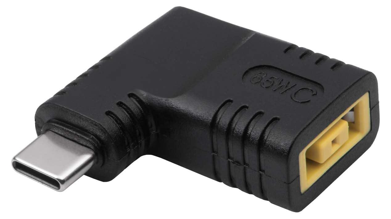 Selius Oplaadstekker voor Notebook Power Adapter 65W Slim Tip/USB-C Black